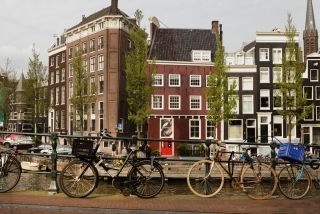 Bikes on The Dam Amsterdam