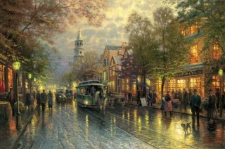 Evening on the Avenue