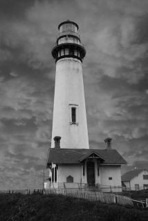 Lighthouse Black and White