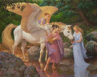 Pegasus And The Muses