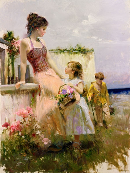 Image%20result%20for%20oil%20painting%20mother%20and%20child