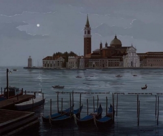 Twilight in Venice