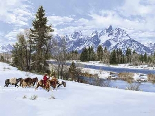 Early Snow in the Tetons