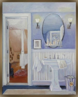 Blue Bathroom II