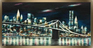 Nighttime at Brooklyn Bridge