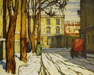 Toronto Street Winter Morning, 1920