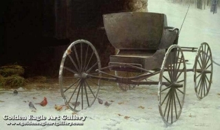 Old Buggy and Winter Birds