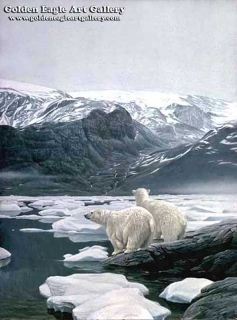 Polar Bears At Baffin Island